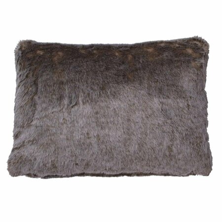 DARE2DECOR 14 x 20 in. Light Brown Snow Deer Collection Pillow - Light Brown - 14 x 20 in. DA3246029